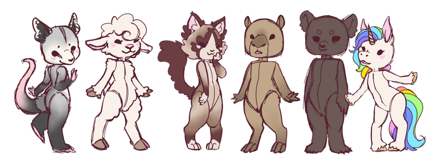 i mostly draw humans and cats but im comfortable with most animal species